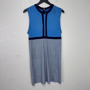 Kinona Sleeveless Dress Womens Medium M Chic Golf Athletic Nylon Lycra Geometric